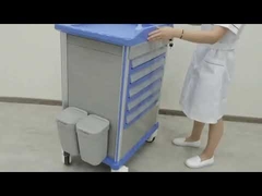 Movable Drug And Distribution Medical Trolley Cart On Wheels