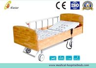 Wooden Side Board ABS Homecare Electric Hospital Beds With Central Control Brake (ALS-E510)