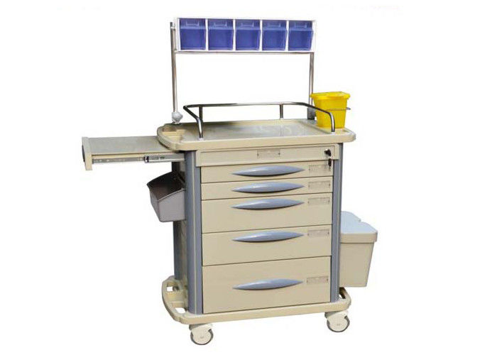 ABS Anesthesia Medical Trolley Nursing Cart Utility Hospital Trolley With IV Pole Optional (ALS-MT103B))